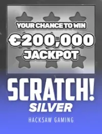 scratch silver game logo